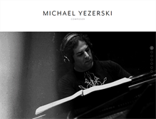 Tablet Screenshot of michaelyezerski.com